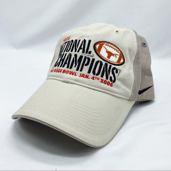 Nike Locker Room Texas Longhorns 2005 Rose Bowl National Champions Hat